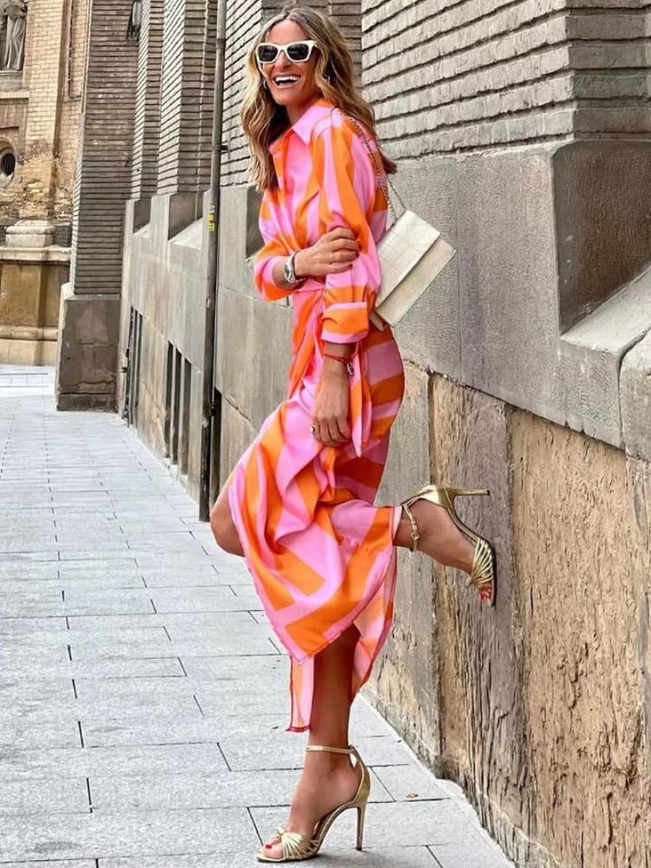 Amelia™ | Robe Enveloppante Imprimée | Galerie