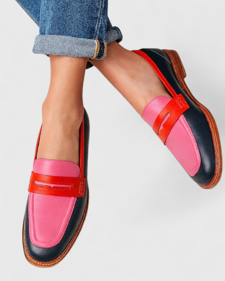 Alice™ | Mocassins Casual à Contraste