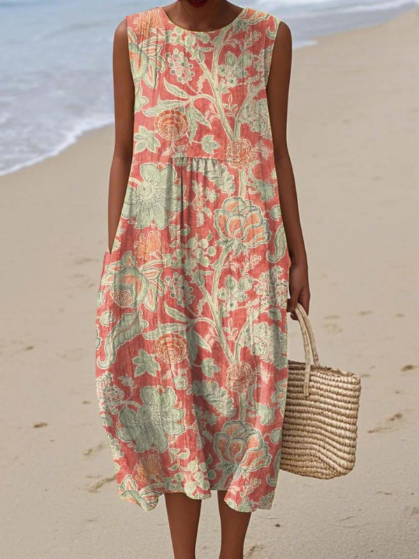 Raya | Vestido Estampado de Verano Sin Mangas | Style