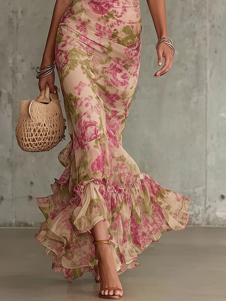 Racquella™ Robe Maxi Vintage | Sélectionner