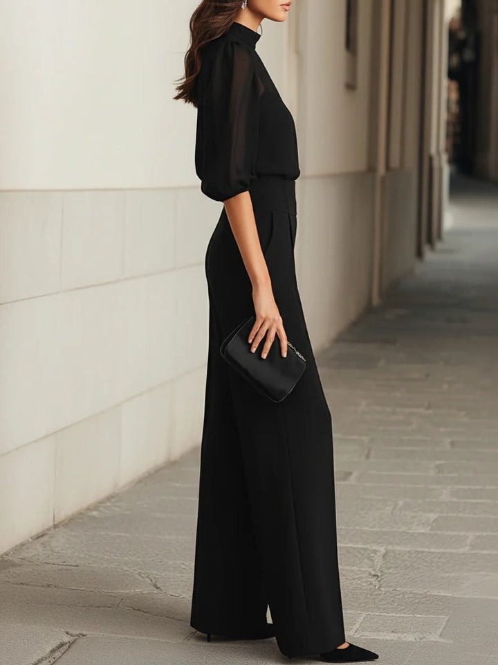 Emma | Stylish Black Three-Piece Suit Set | Boutique