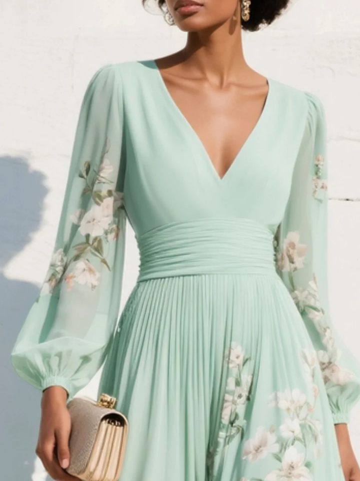 Robe Midi Florale Odelia™ | Sélectionner