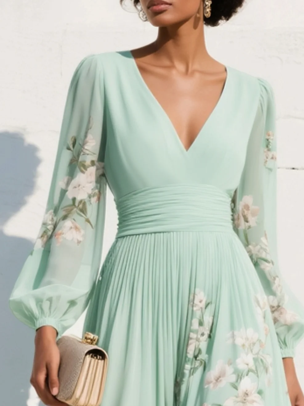 Robe Midi Florale Odelia™ | Sélectionner