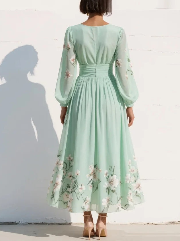 Robe Midi Florale Odelia™ | Sélectionner