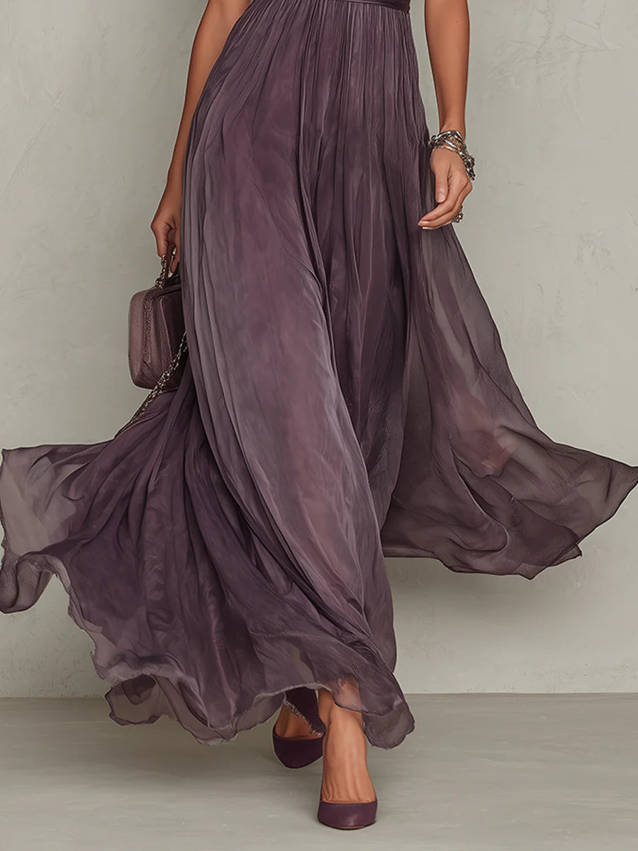 Flavia | Robe longue | Étiquette