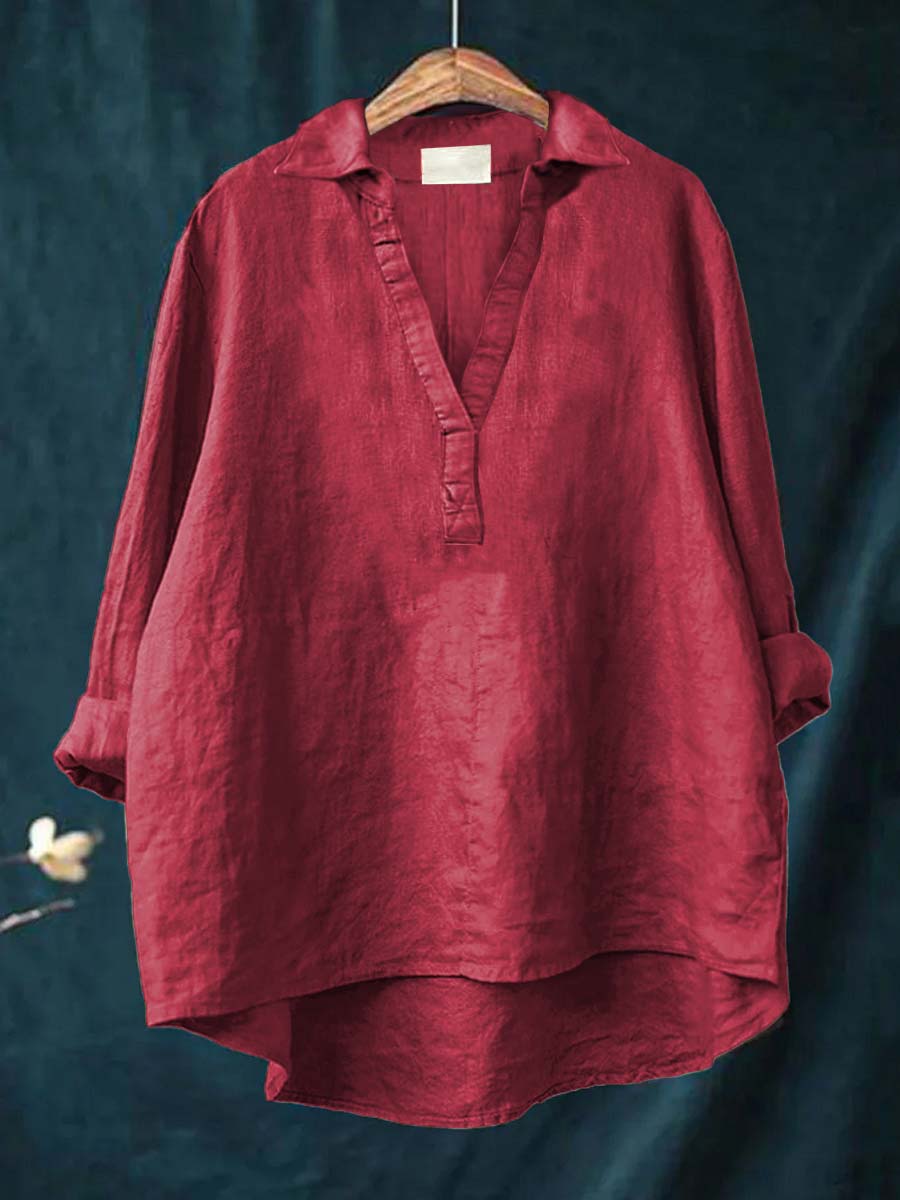 MOREAU LYON | BLOUSE COL V POUR FEMMES | Co