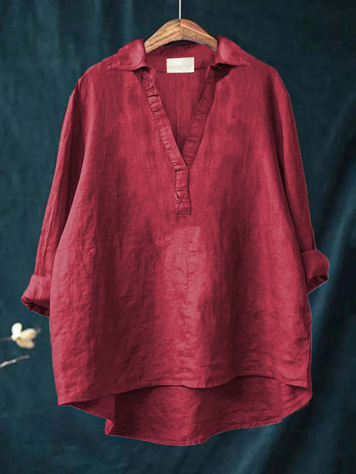 MOREAU LYON | BLOUSE COL V POUR FEMMES | Co