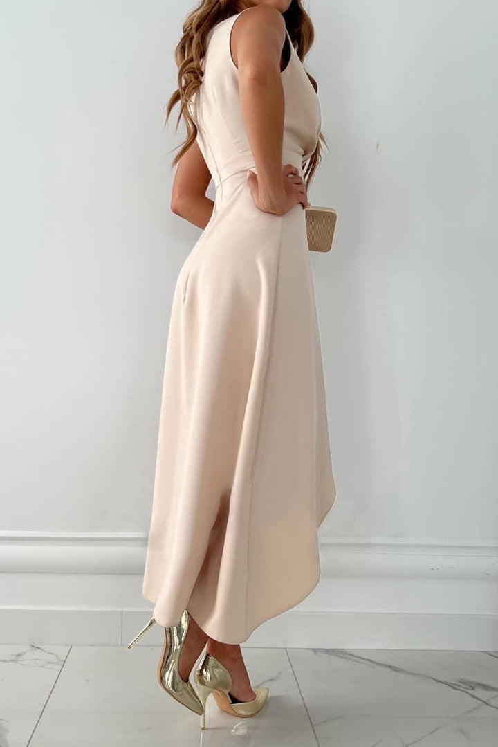 Charlotte™ | Robe Midi Croisée avec Décolleté en V | Atelier
