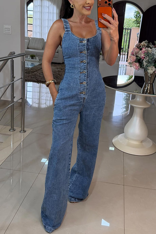 Heidi | Denim Jumpsuit | Studio