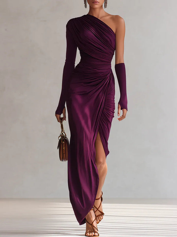 Rhianna™ Elegant Maxi Dress + Sleeve | Collection
