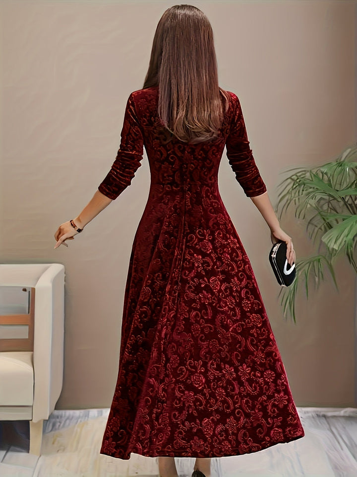 Nicola™ Elegant Velvet Dress | House