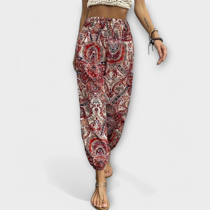 Emily | Pantalons Graphiques Ethniques