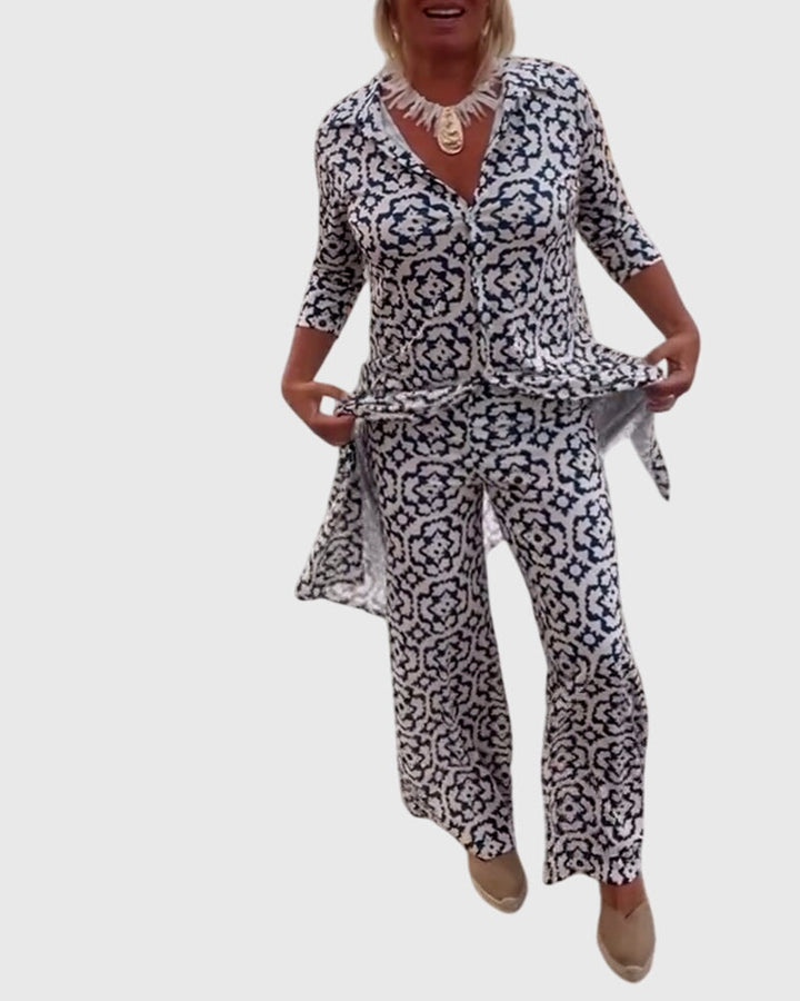 Gabriella™ | Ensemble Élégant Vintage en Deux Pièces