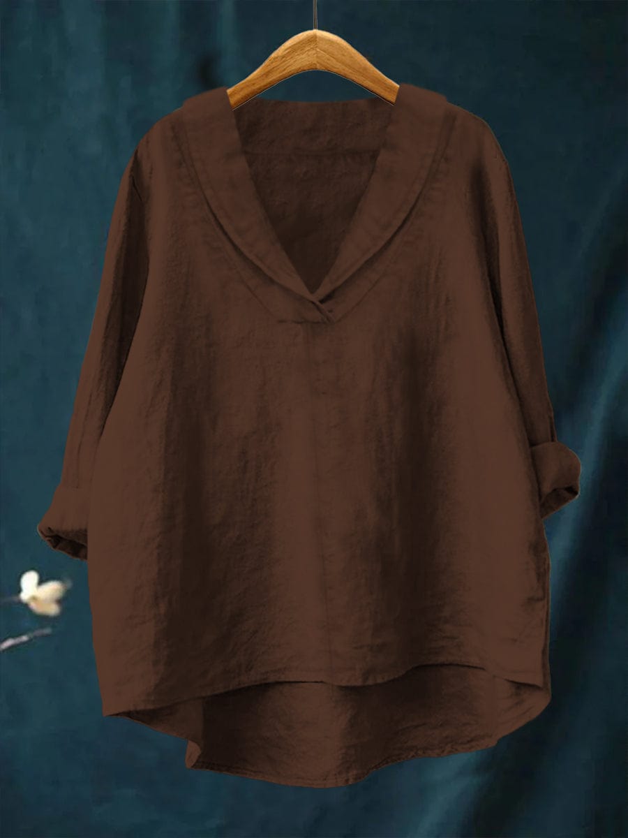 MOREAU LYON | BLOUSE COL V AMPLE POUR FEMMES | Collection