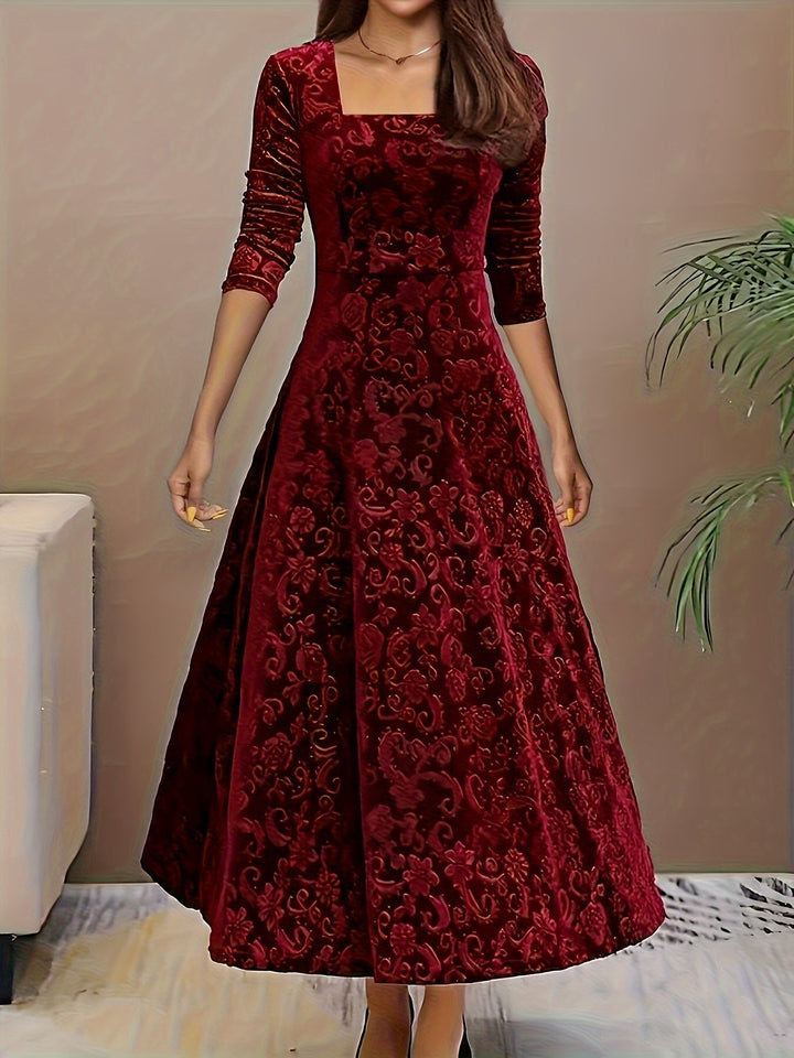 Nicola™ Elegant Velvet Dress | House