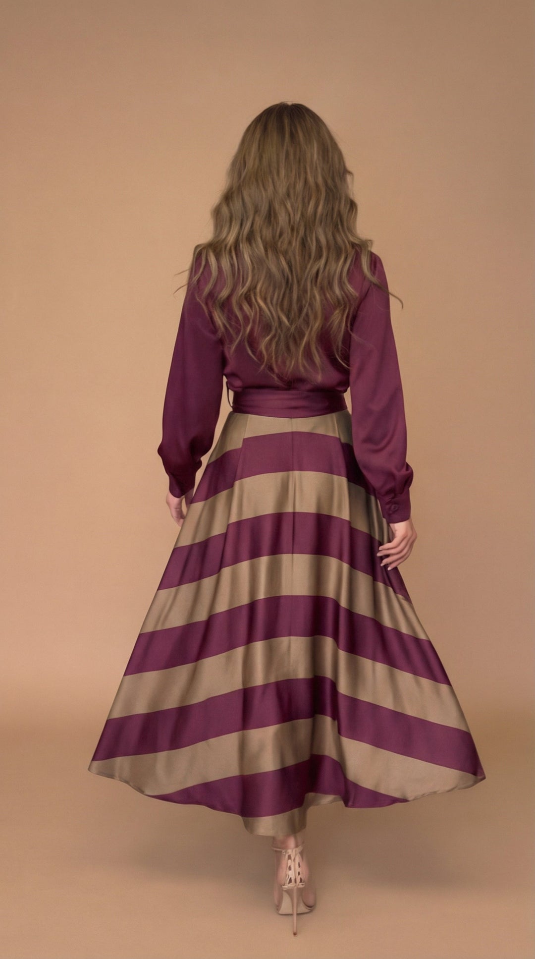 Mila | Vestido maxi a rayas | Design
