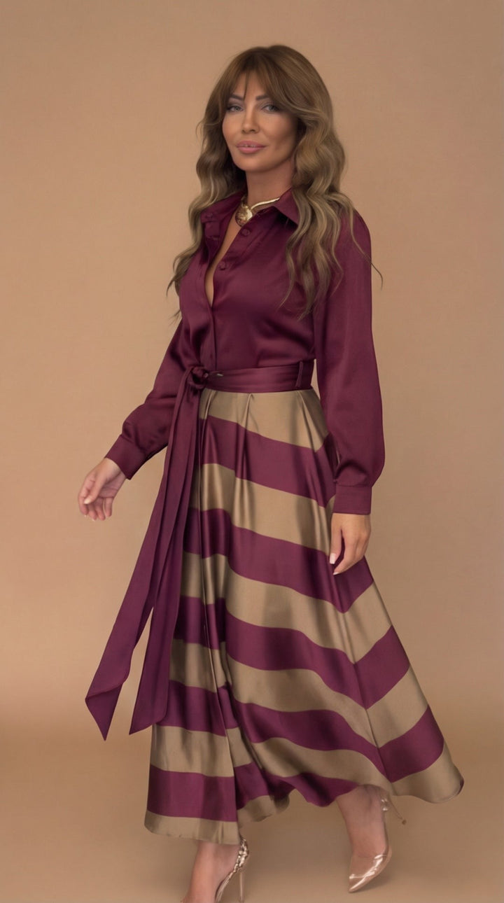 Mila™ | Striped Maxi Dress | Boutique