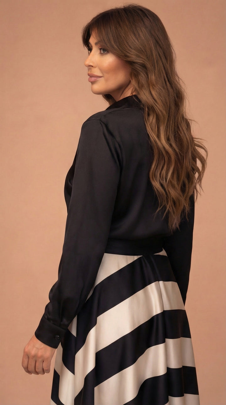 Mila | Robe maxi rayée | Design
