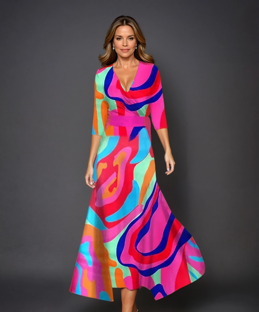 Aria™ | Robe Chic avec Imprimé Floral | Série