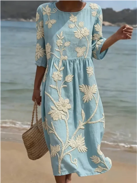 Kelsey | Elegant Floral Dress | Label