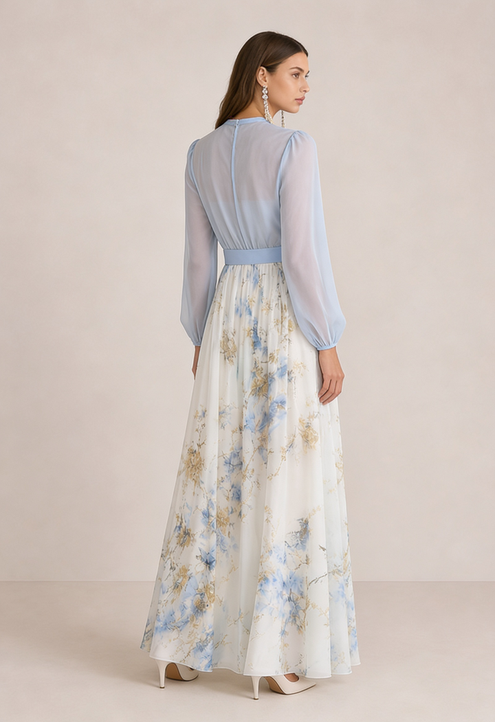 VERA | Abito lungo a fiori | Label