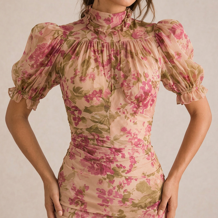 SAE | Maxi Abito Rose | Série