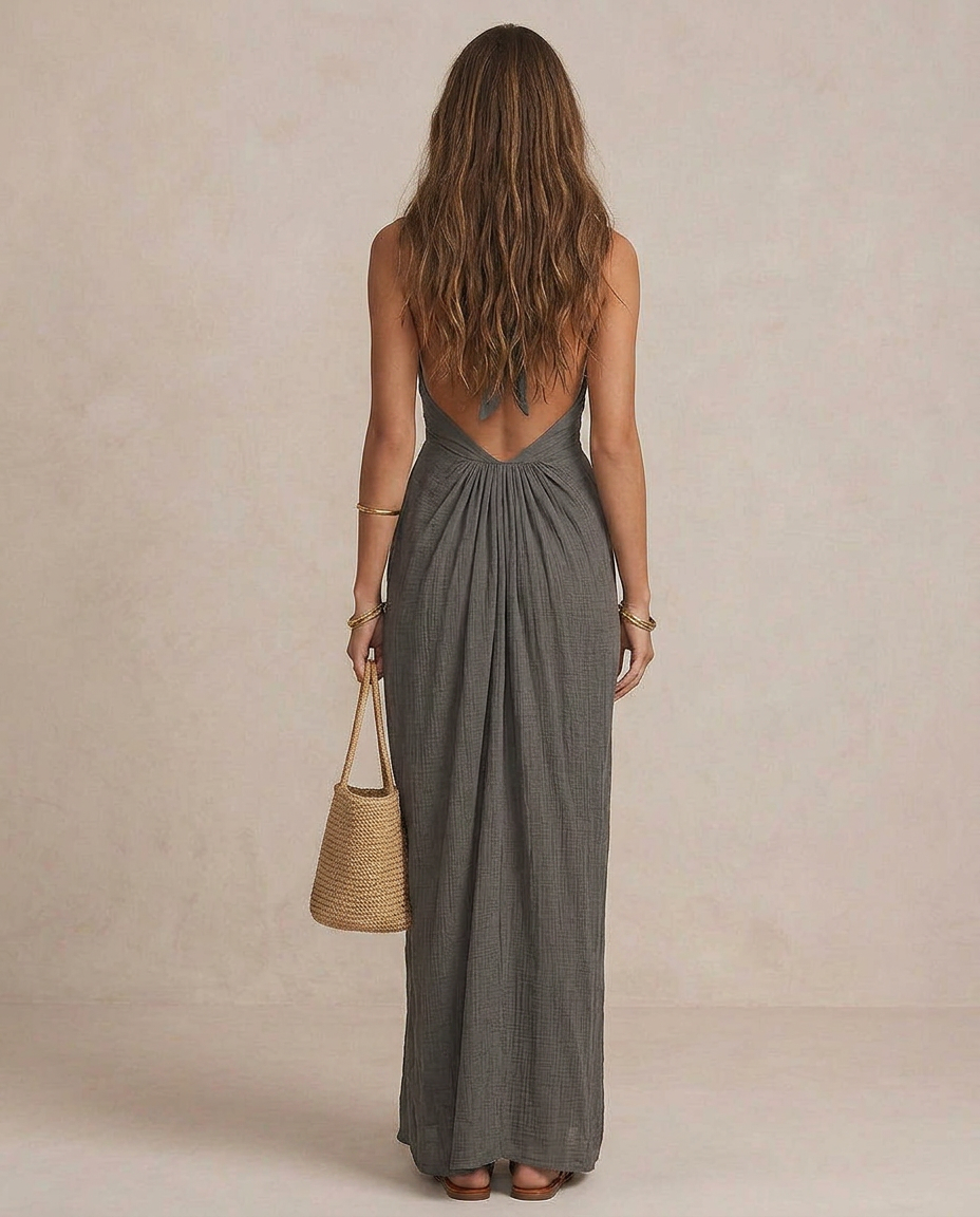 GIULIA | Maxi Abito Drappeggiato | Design