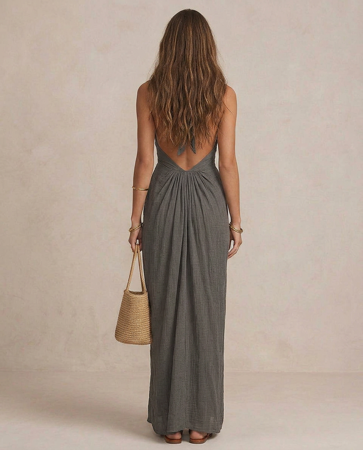 GIULIA | Maxi Robe Drapée | Design