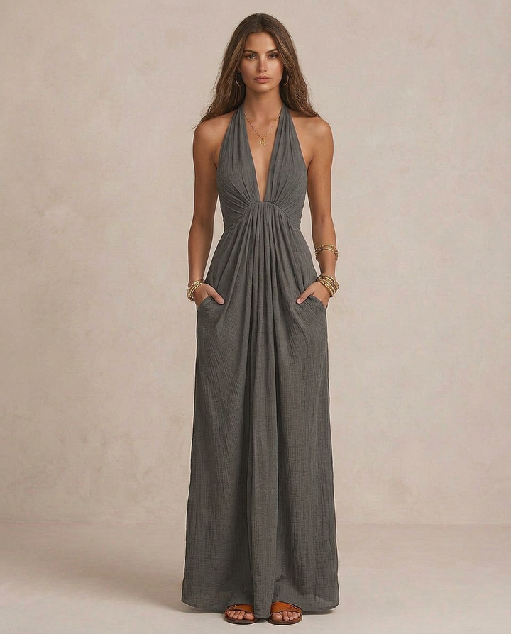 GIULIA | Maxi Abito Drappeggiato | Design