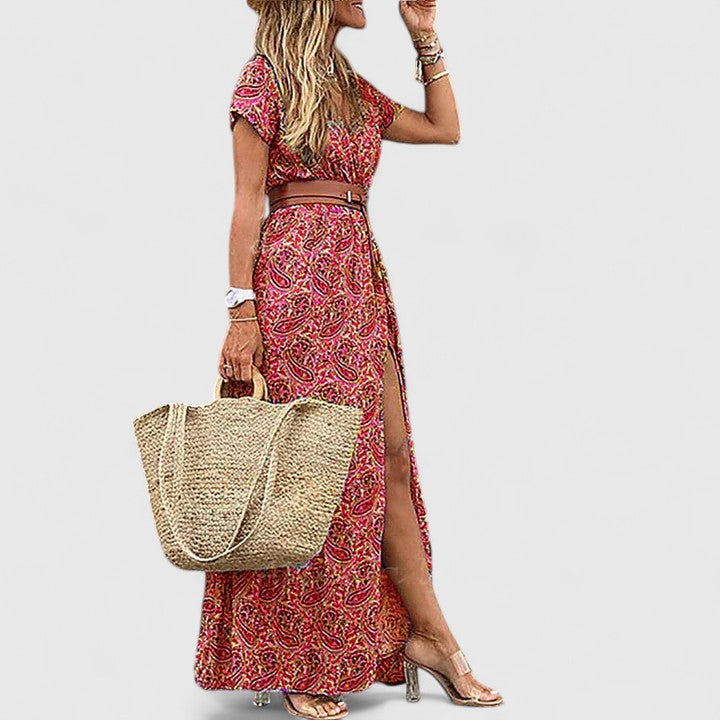 Lygia | Robe Maxi Bohème Élégante