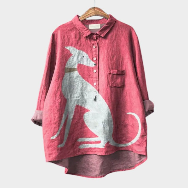 MOREAU LYON | BLOUSE CHIEN ARTISTIQUE POUR FEMMES | Studio