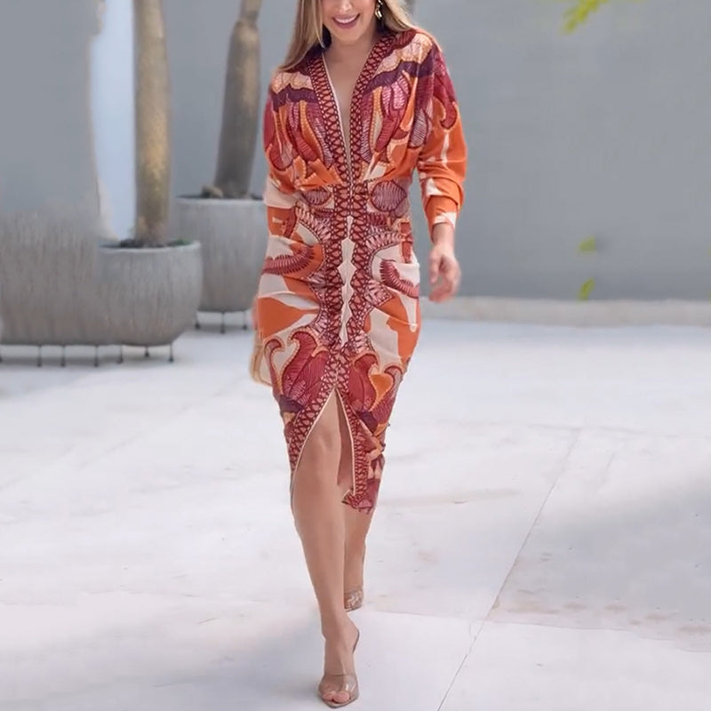 Blysse™ Elegant V-Neck Dress | Premier