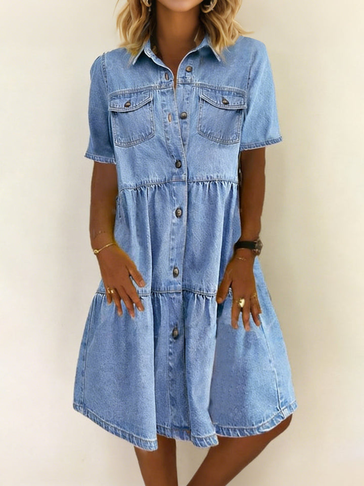 Sophia | Casual Elegant Denim Dress | Classic